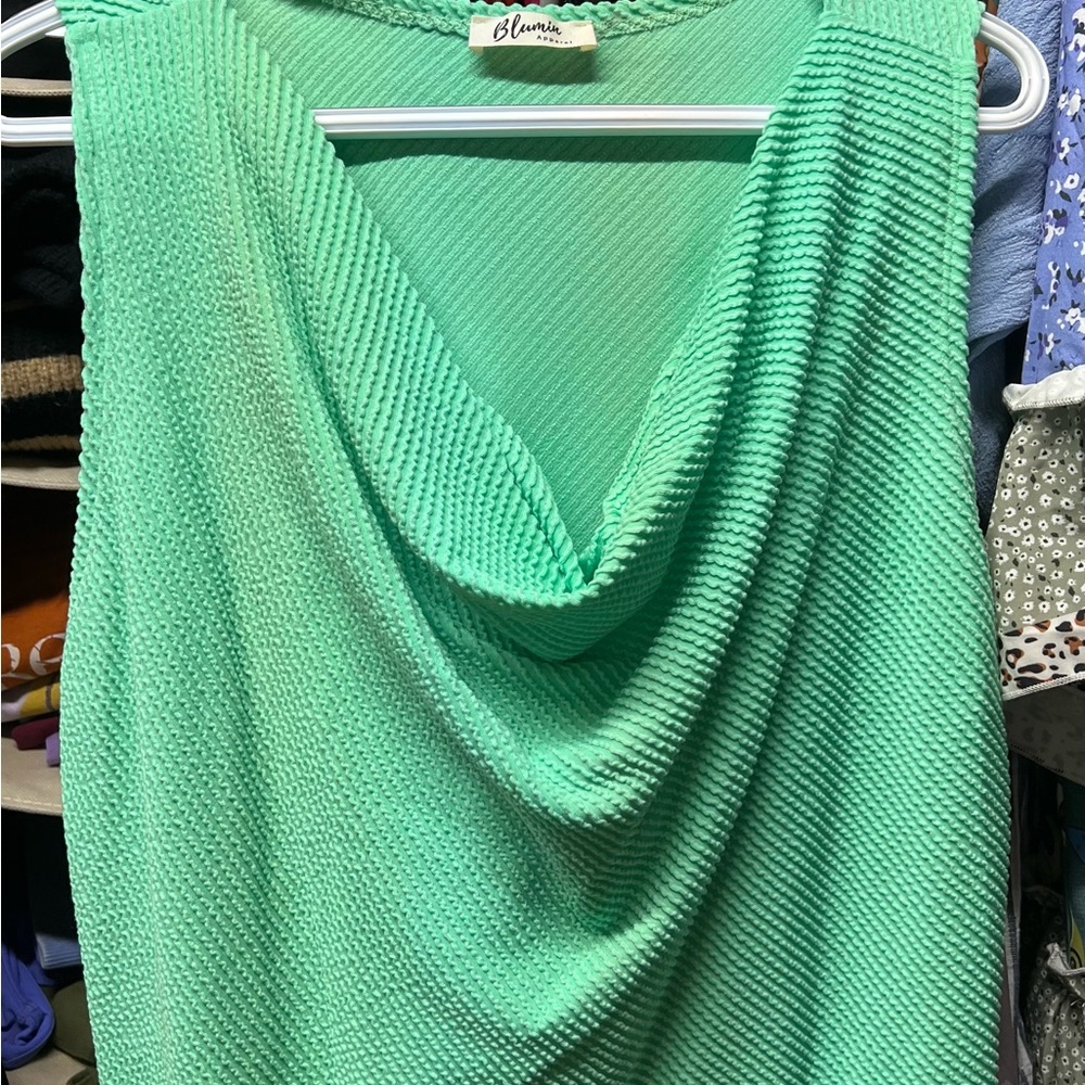 Blouse in Vibrant Green